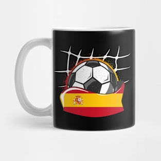 Soccer Lover Goal Spain Flag Football Mug